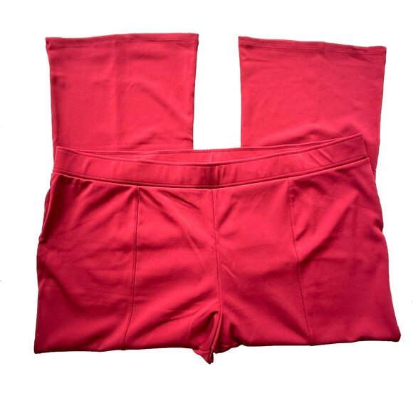 NWT Iman Global Chic Maroon Red Bootcut Pull-On Pants 3XP Plus Size Trouser - Picture 2 of 5